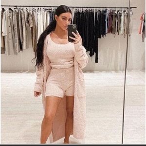 Skims s/m dusk cozy robe